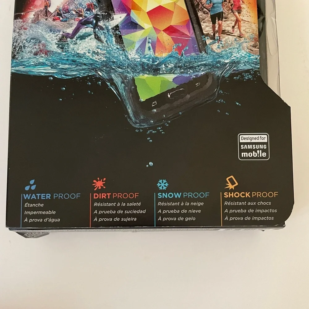 LIFEPROOF Case for S 5 ~Waterproof ~Dirt Proof ~Snow proof ~Shock Proof.